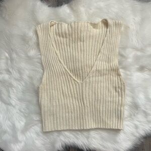 Shein Ribbed Knit Crop Top